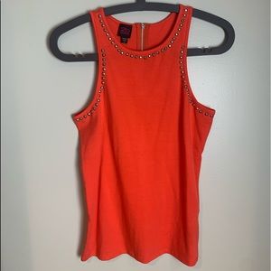 Bebe orange tank top